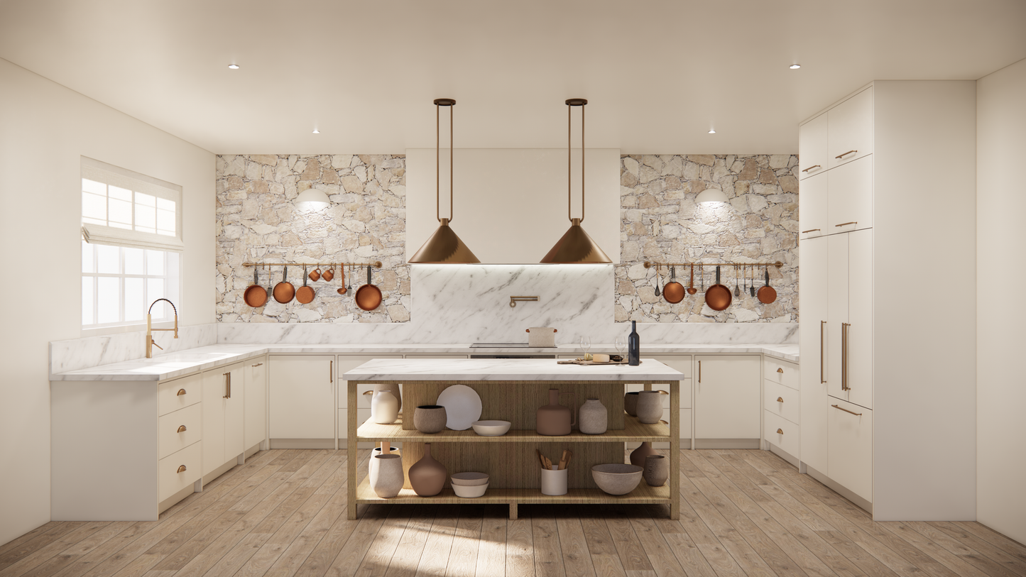 Kitchen Package: Style 2 - Clean and Contemporary Farmhouse