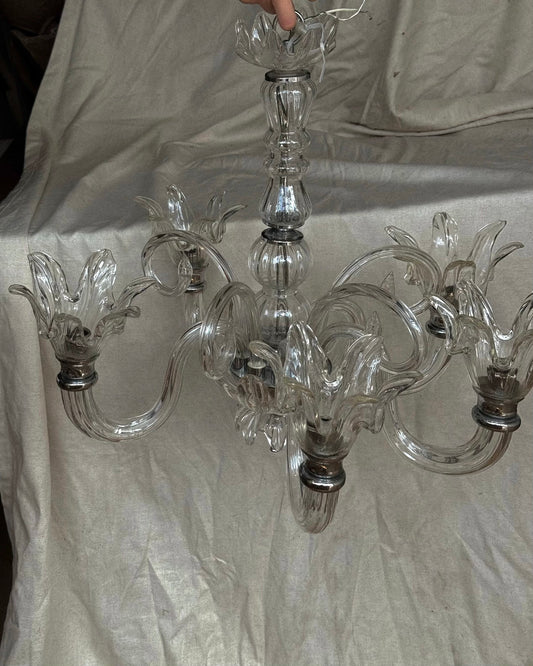 Vintage Murano Glass Chandelier